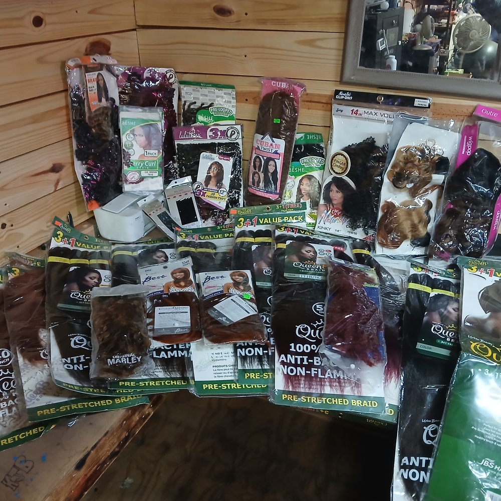Variety of Hair Extensions and Braids